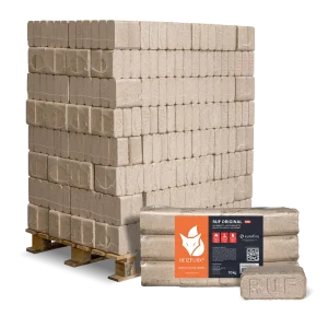 RUF Original Red Hartholzbriketts – 960 kg Palette